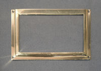 Run of Brass Drawer Label Frames, 20 Available   LF5